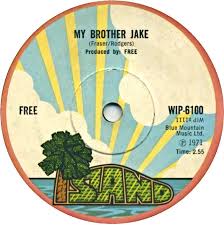 'My Brother Jake' 7" single - the Island record label.