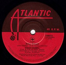 The 7" vinyl single on Atlantic label: 'Khe Sanh' by Australian band Cold Chisel.