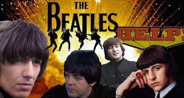 Alternative poster (no credits listed) for The Beatles, 'Help!' film.